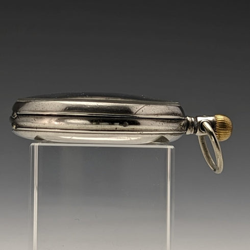 1920年頃 アンティーク ユリス・ナルダン 懐中時計 銀側ケース 動作良好