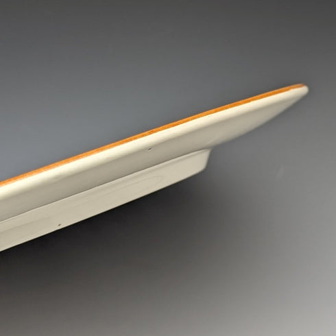 1960 年代法國復古 GIEN 陶器花卉設計盤直徑 31 厘米