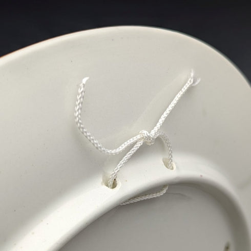 1960 年代法國復古 GIEN 陶器花卉設計盤直徑 31 厘米