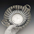 1911 British Antique Sterling Silver Bowl Earring Decoration 452g MAPPIN & WEBB