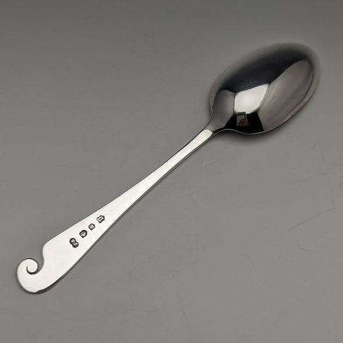 1909 British Antique Sterling Silver Bowl & Spoon Set in BOX