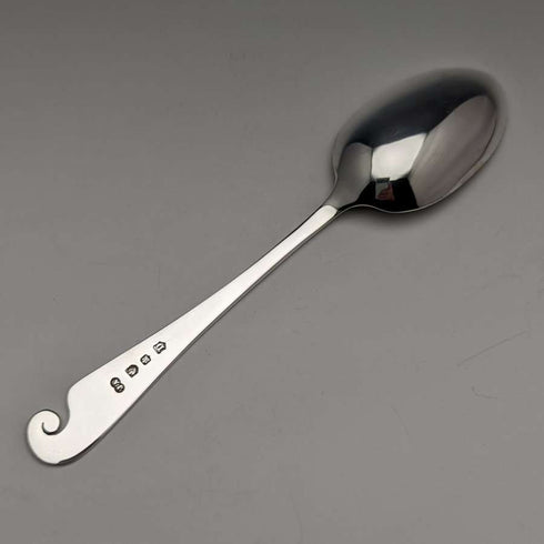 1909 British Antique Sterling Silver Bowl & Spoon Set in BOX