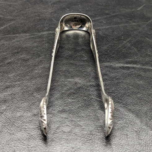 1864 年英國古董純銀蘇格蘭糖鉗