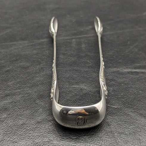 1864 年英國古董純銀蘇格蘭糖鉗