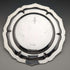 British vintage silver plate dessert plate pair diameter 21cm