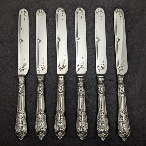 1879年頃 英国アンティーク 純銀ハンドル製 カトラリーセット 木箱入り