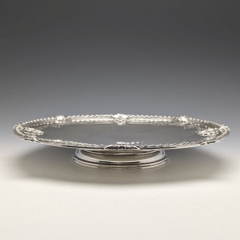 1935 年英國復古純銀蜜餞/塔扎直徑 24 厘米 668 克巴納德