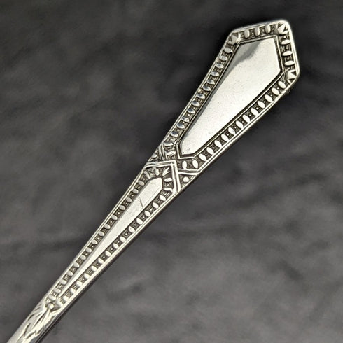 1903年 英国アンティーク 純銀製クリスニングカトラリーセット ケース入り