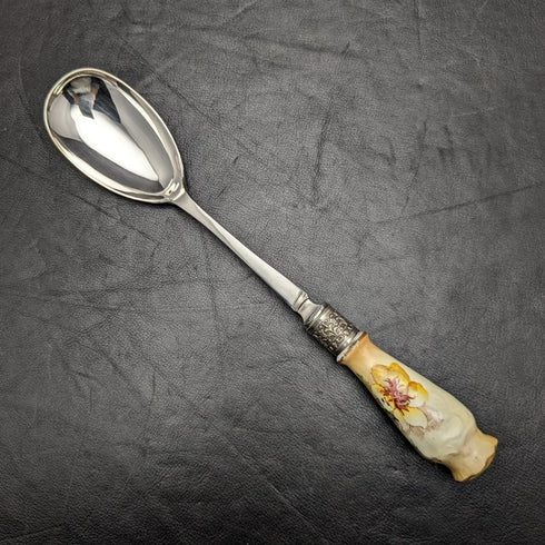 英國復古陶柄沙拉服務器套裝