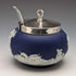 Azucarero de jasperware vintage británico, William Adams