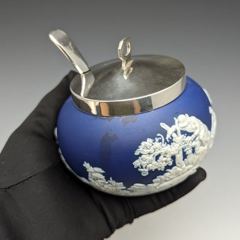 英國復古 Jasperware 糖罐 William Adams
