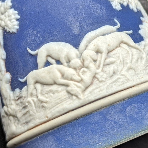 英国ヴィンテージ ジャスパーウェア製 花瓶 / 一輪挿し William Adams