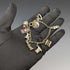 Pulsera de dijes de plata esterlina vintage británica, 19 g