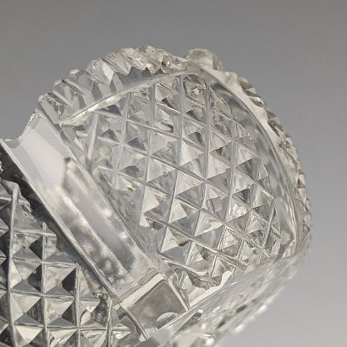 英国ヴィンテージ カットガラス ソルデッシュ ペア 141g