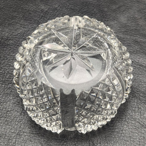 英国ヴィンテージ カットガラス ソルデッシュ ペア 141g