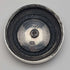 1882 British Antique Small Glass Bottle Pure Silver Lid 110g