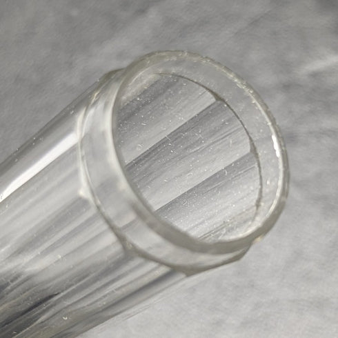 1927 年英國復古長方形玻璃瓶純銀蓋 110 克