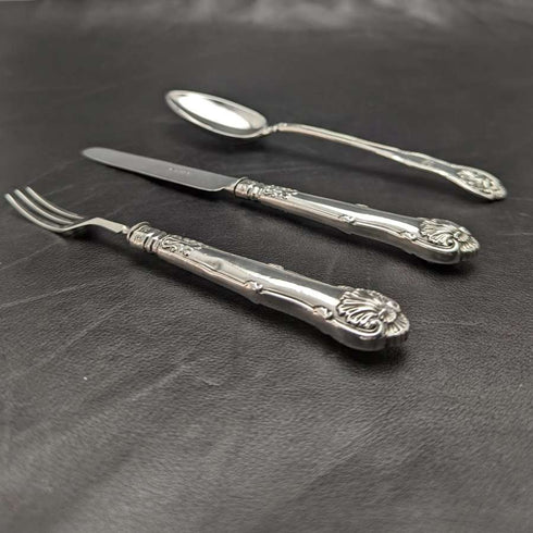 1832 British antique sterling silver cutlery set