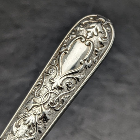 1868年 英国アンティーク シルバープレート製 カトラリーセット 6x2 マホガニーケース入