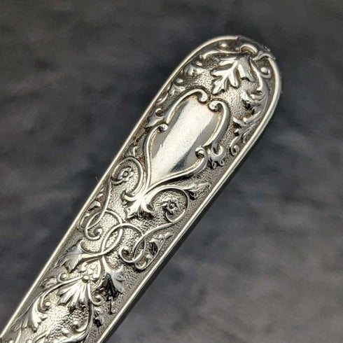 1868 年英國古董銀盤餐具套裝 6x2 桃花心木盒裝