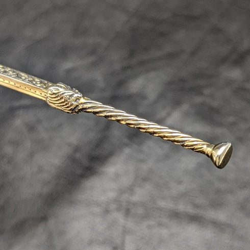 1936年 英国ヴィンテージ 純銀製 大型アノイティングスプーン 96g