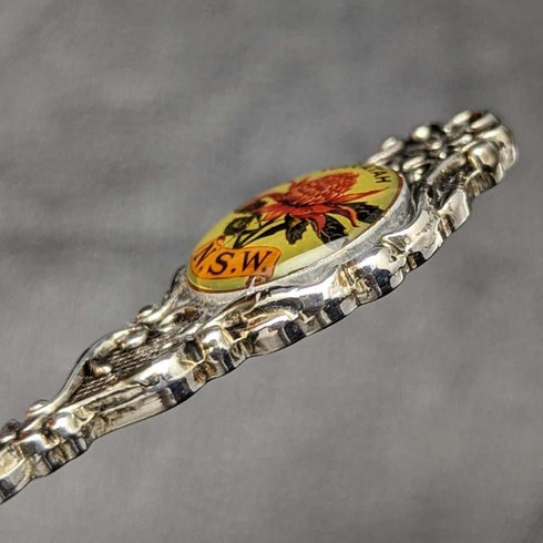 Made in Australia vintage silver plated teaspoon set of 6 in a case