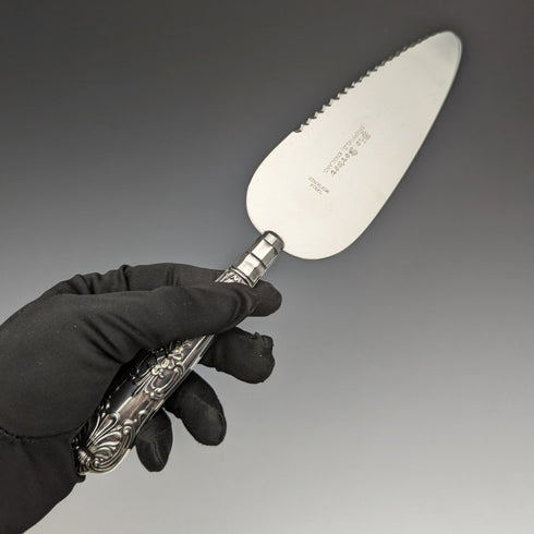 1967 年英國復古派服務器純銀手柄女王圖案紙盒