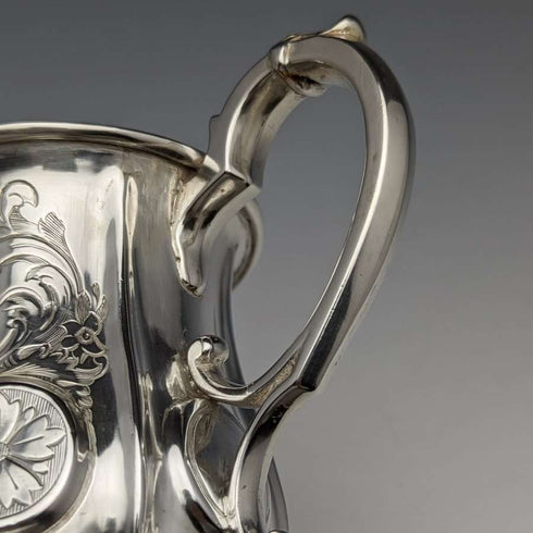 1856年 英国アンティーク 純銀製マグカップ 164g
