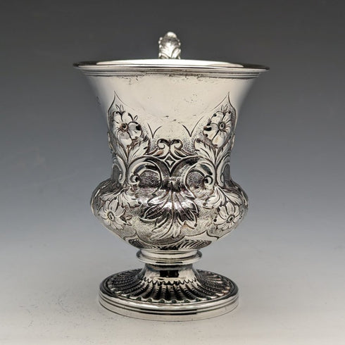1836年 英国アンティーク 純銀製マグカップ 115g John James Keith