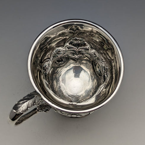 1836年 英国アンティーク 純銀製マグカップ 115g John James Keith