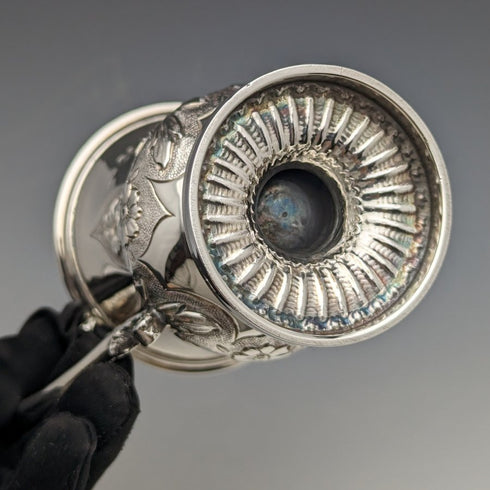 1836年 英国アンティーク 純銀製マグカップ 115g John James Keith