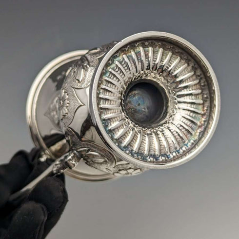 1836年 英国アンティーク 純銀製マグカップ 115g John James Keith