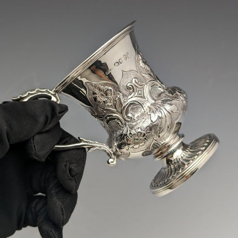 1836年 英国アンティーク 純銀製マグカップ 115g John James Keith