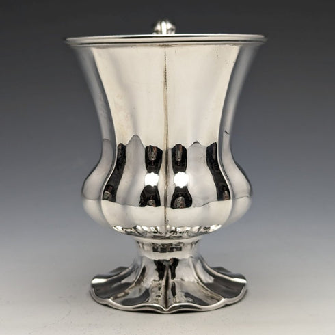 1853 British Antique Sterling Silver Mug 122g Henry Wilkinson