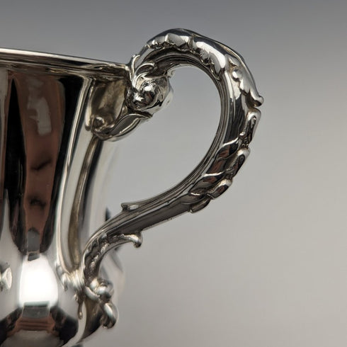 1853 British Antique Sterling Silver Mug 122g Henry Wilkinson
