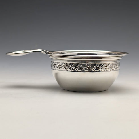 Colador de té antiguo alemán de WMF bañado en plata