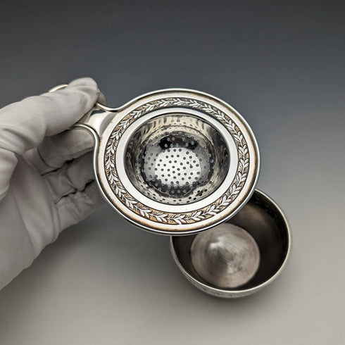 德國古董 WMF 鍍銀濾茶器