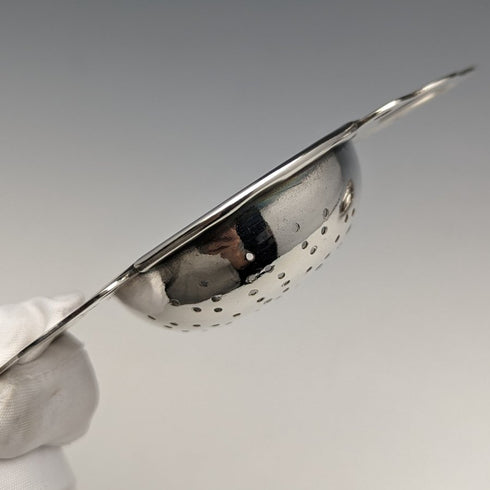 英國復古銀盤濾茶器