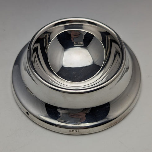 英國復古銀盤濾茶器