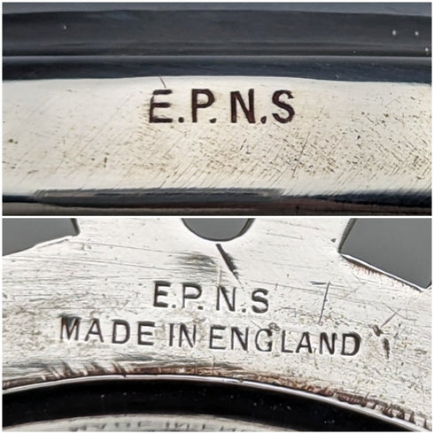 英國復古銀盤濾茶器