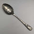 British antique cut glass jam pot silver plate lid & spoon