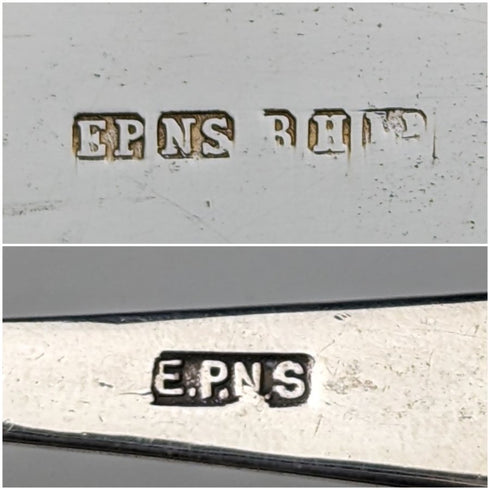 British antique silver plated egg stand set of 6 with rack