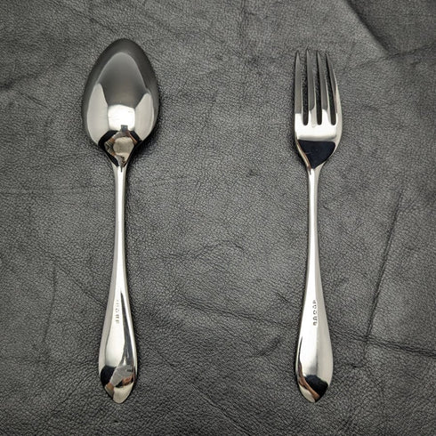 1899年 英国アンティーク シルバープレート製 クリスニングカトラリーセット ケース入