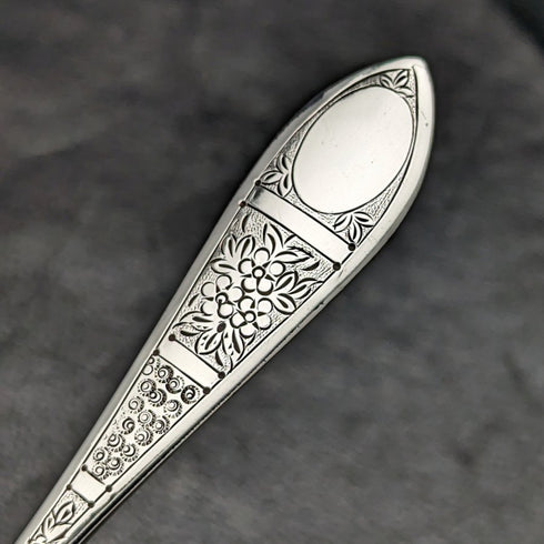 1899年 英国アンティーク シルバープレート製 クリスニングカトラリーセット ケース入