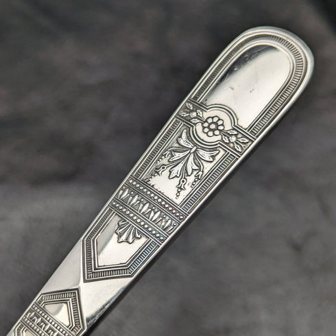 1890年頃 英国アンティーク シルバープレート製 クリスニングカトラリーセット ケース入