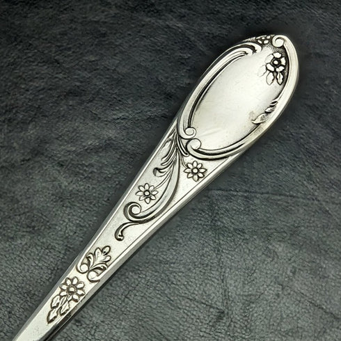 英國古董鍍銀餐勺一對以防萬一