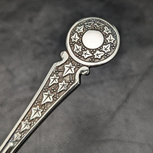 英国アンティーク シルバープレート製 ジャムスプーン&バターナイフセット ケース入