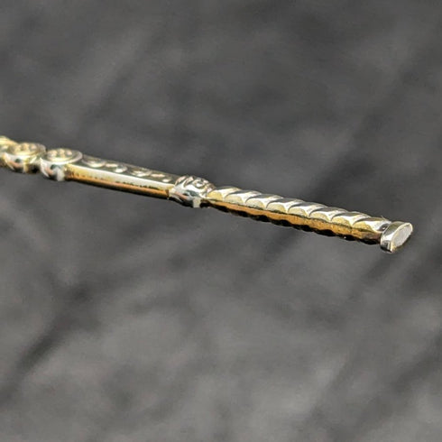 1936年 英国ヴィンテージ 純銀 アノイティングスプーン 紙箱入り William Suckling