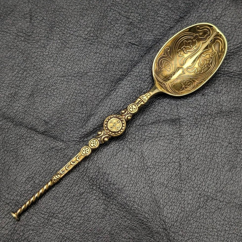 1936年 英国ヴィンテージ 純銀 アノイティングスプーン Barker Brothers