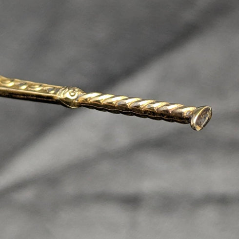 1936年 英国ヴィンテージ 純銀 アノイティングスプーン Barker Brothers